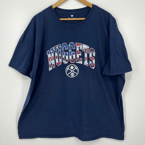 Fanatics Other - Fanatics Mens Denver Nuggets NBA Graphic T-Shirt Navy Blue 3XL